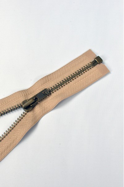 ZIP074 1號拉鏈  青古銅金屬拉鏈  單頭開尾拉鏈  不設單獨拉鍊訂購  細節-1